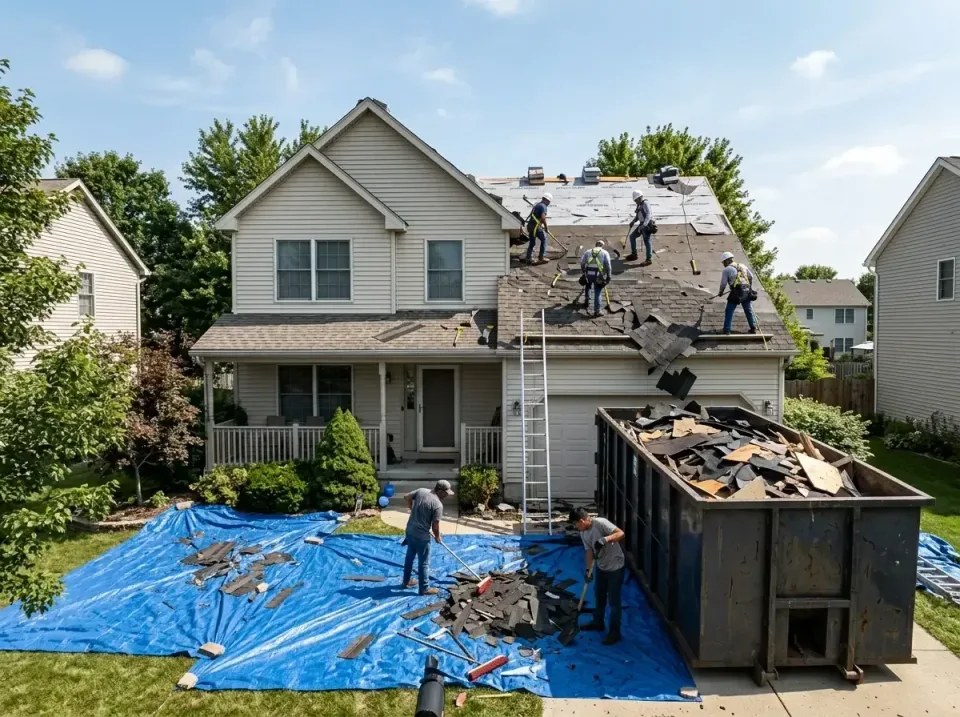roof-replacement-debris-remova-004 — frequently asked questions, Cheapest Dumpster Rentals in Deerfield, IL